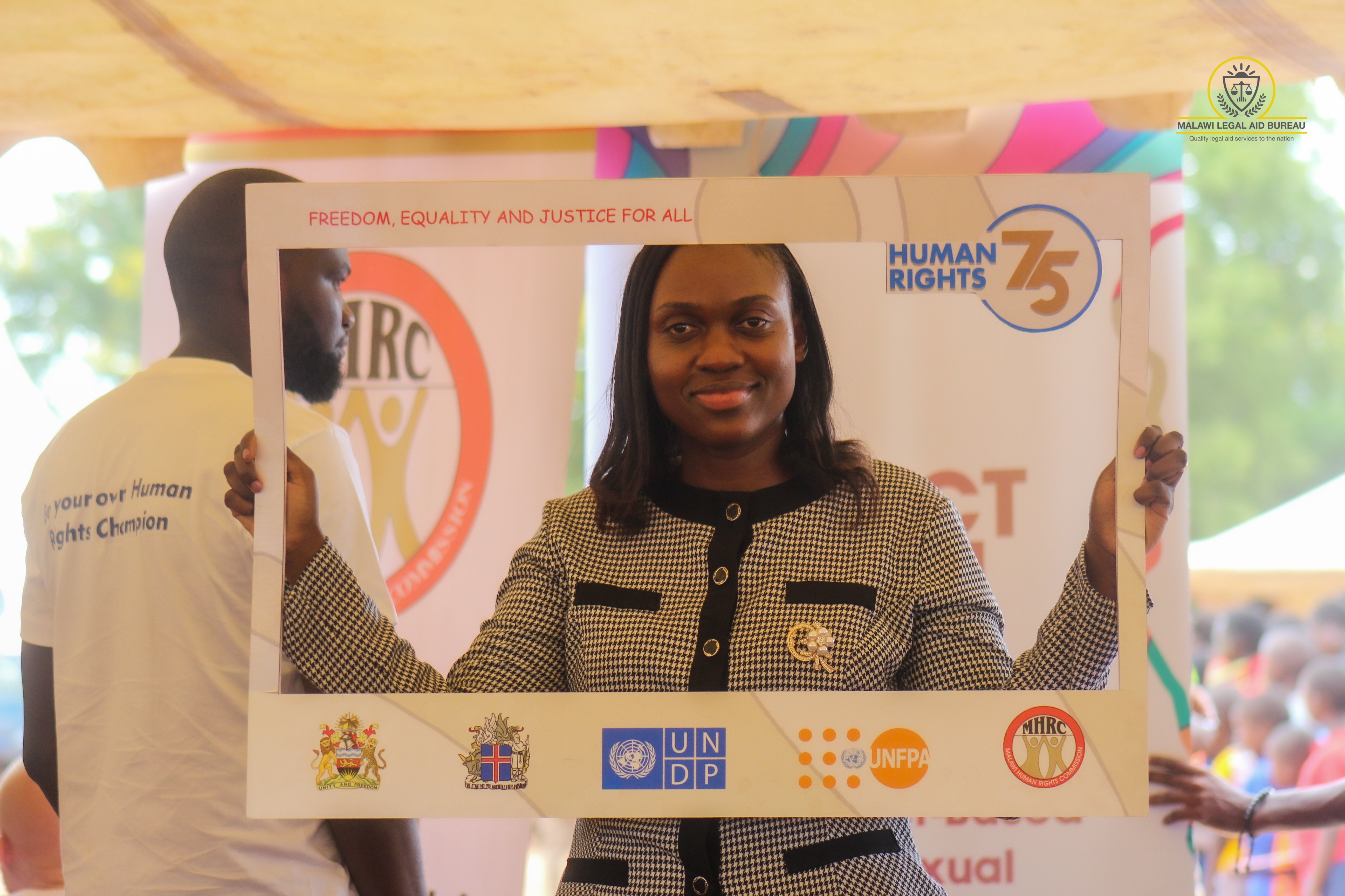 PLAA Leah Masowa during the celebration of Human Rights Day